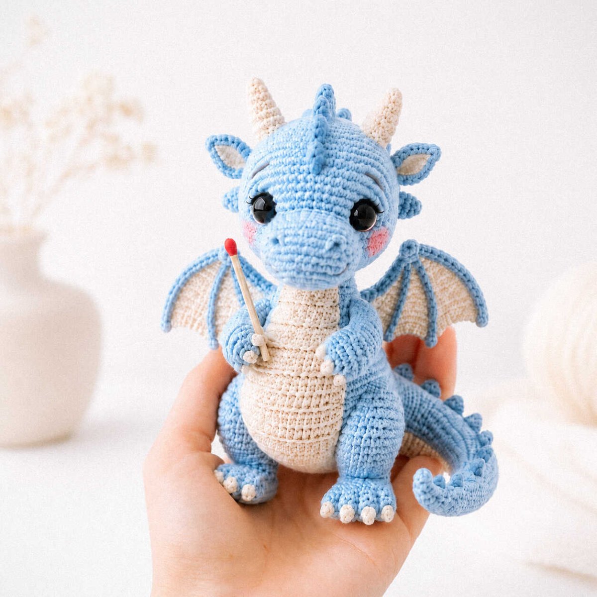 Süße Drachen häkeln mit diesen kostenlosen PDF Ideen