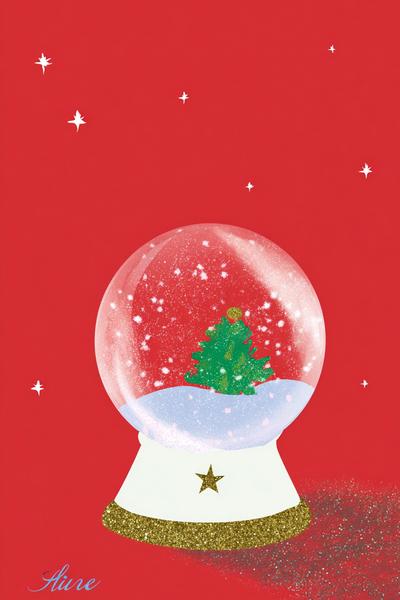 4. Fingerabdruck-Kugelkarte für Basteln mit Kindern Weihnachten einfach mit Glitzerrahmen und Namenzeile