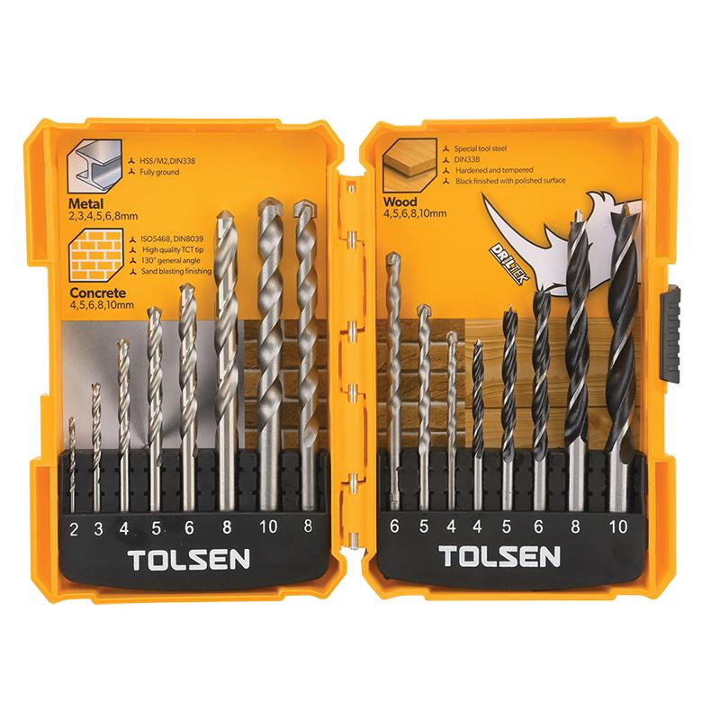 Bohrer Set im Werkzeugkoffer