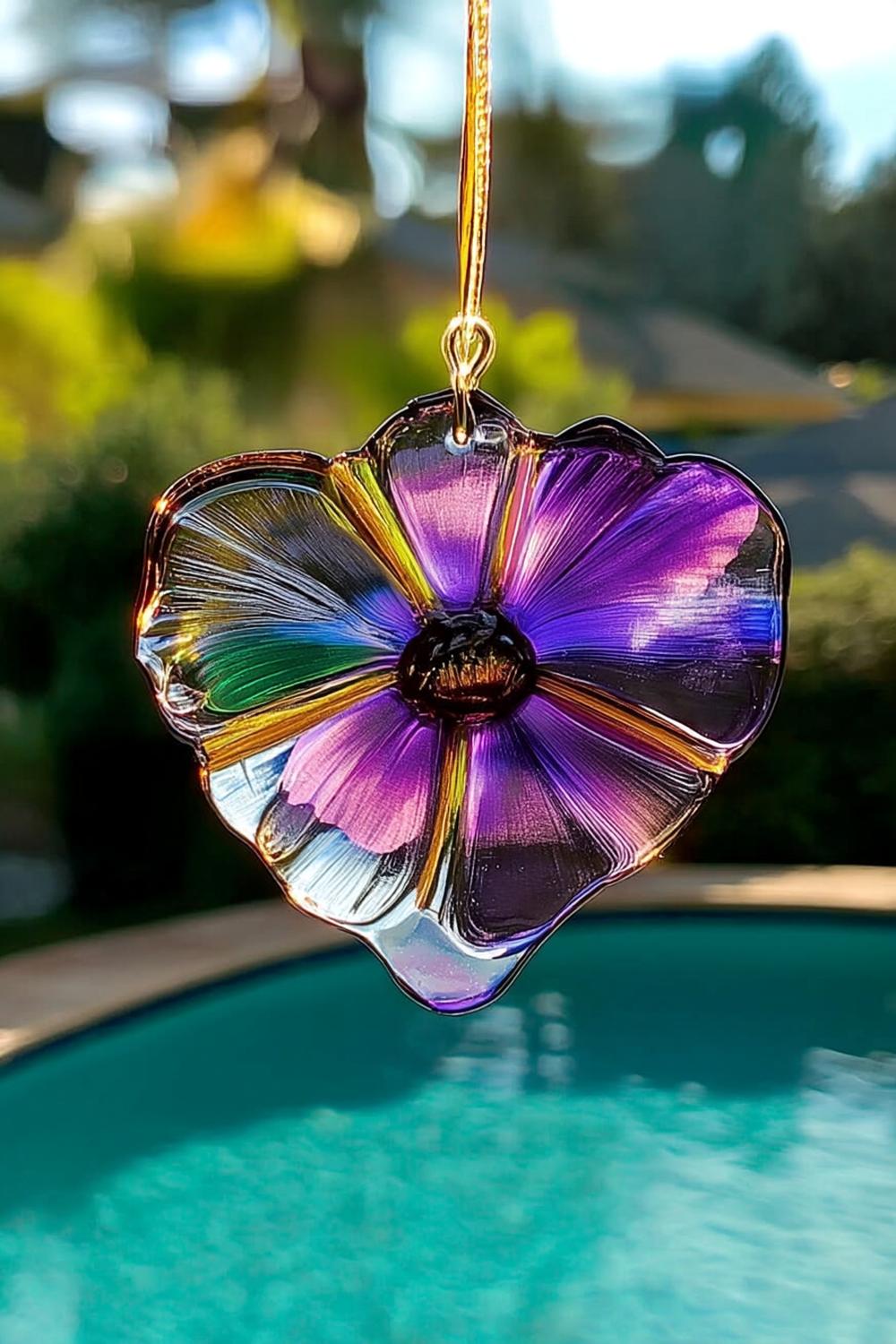 Blütenförmiger Regenbogen-Fänger