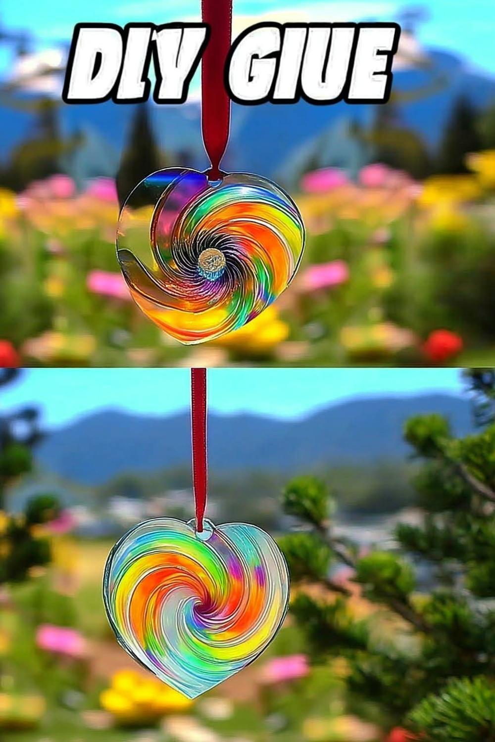 Doppelte Herz-Spiralen