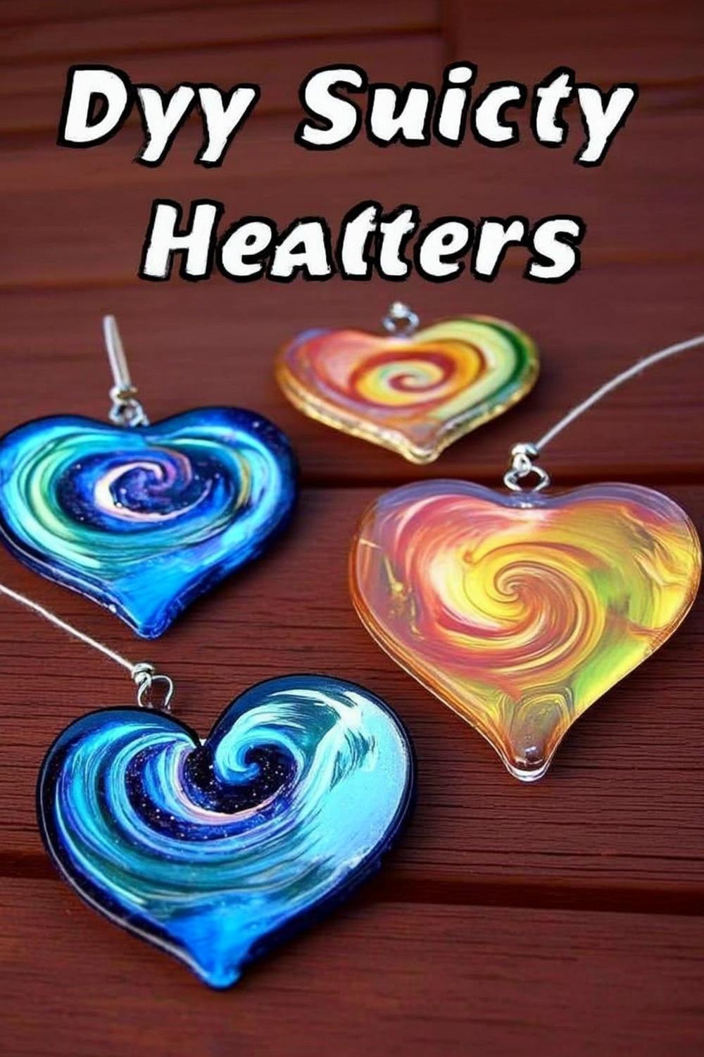 Spiralförmige Herz-Anhänger