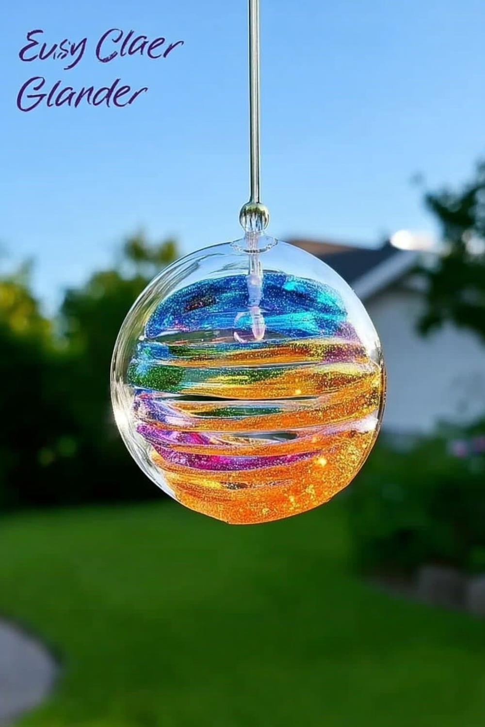 Wellenförmige Farbschichten