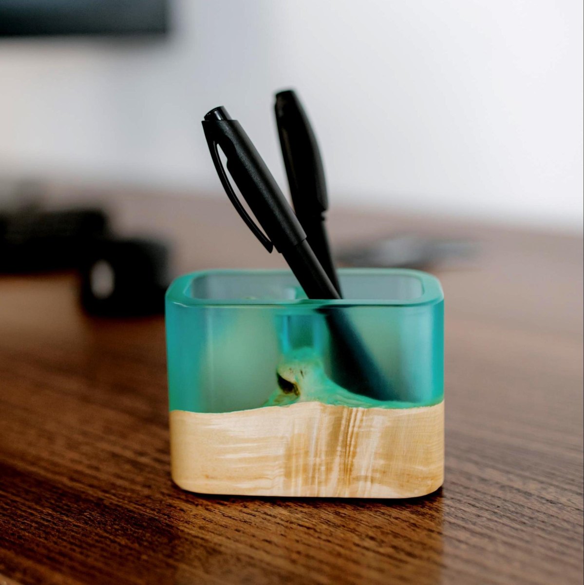 Epoxidharz Stiftehalter DIY