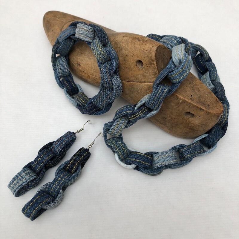 Schmuck aus Jeansresten