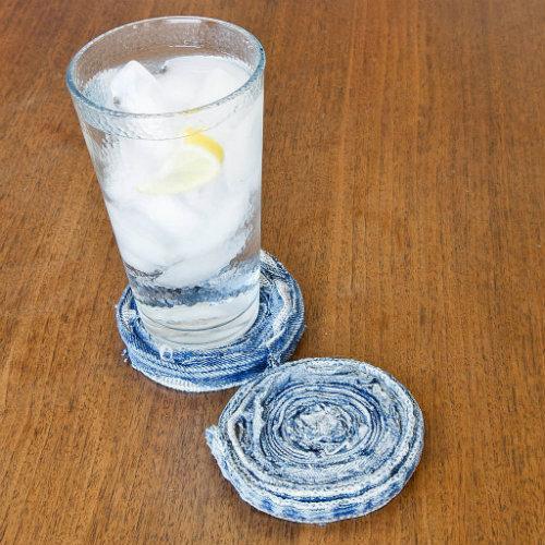 Untersetzer aus Jeansstoff
