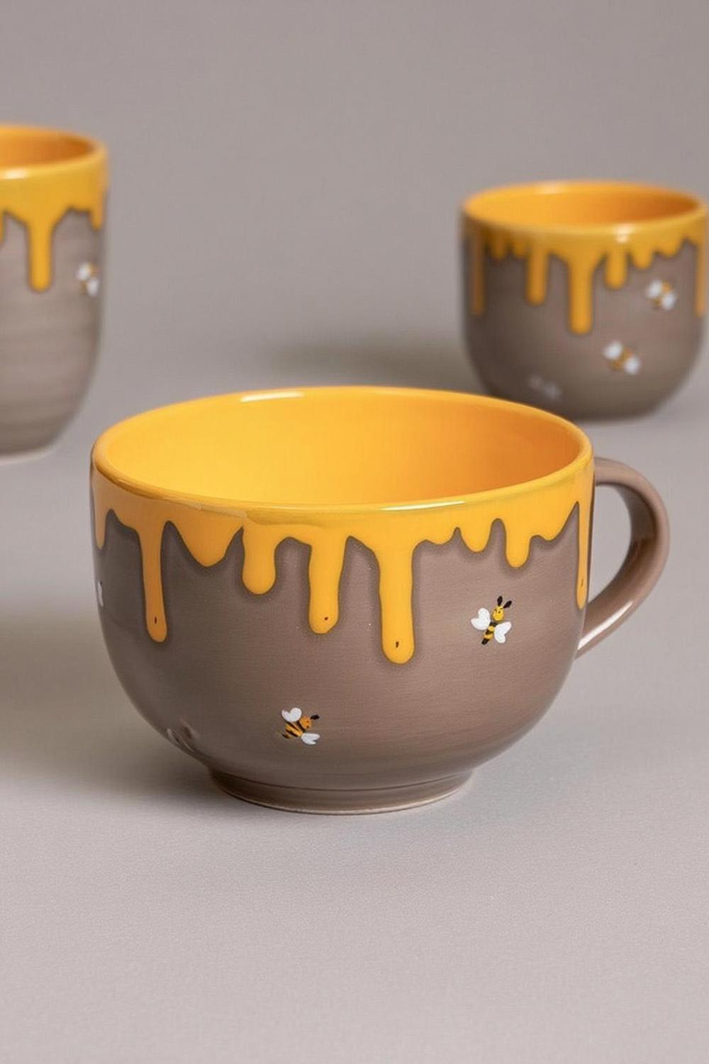 Honig-Tropfen-Design