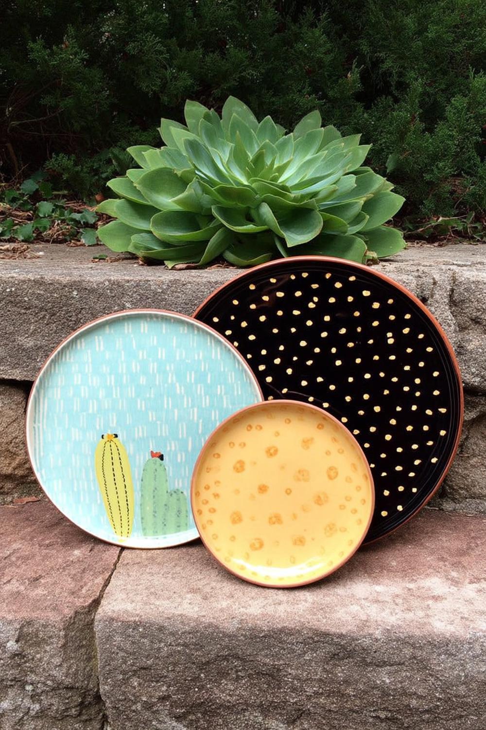 Kaktus-Vielfalt auf Tellern