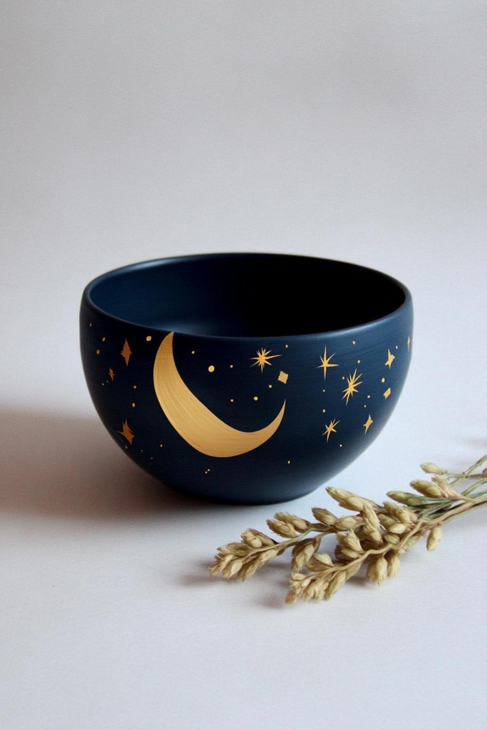 Nachtblauer Sternenhimmel