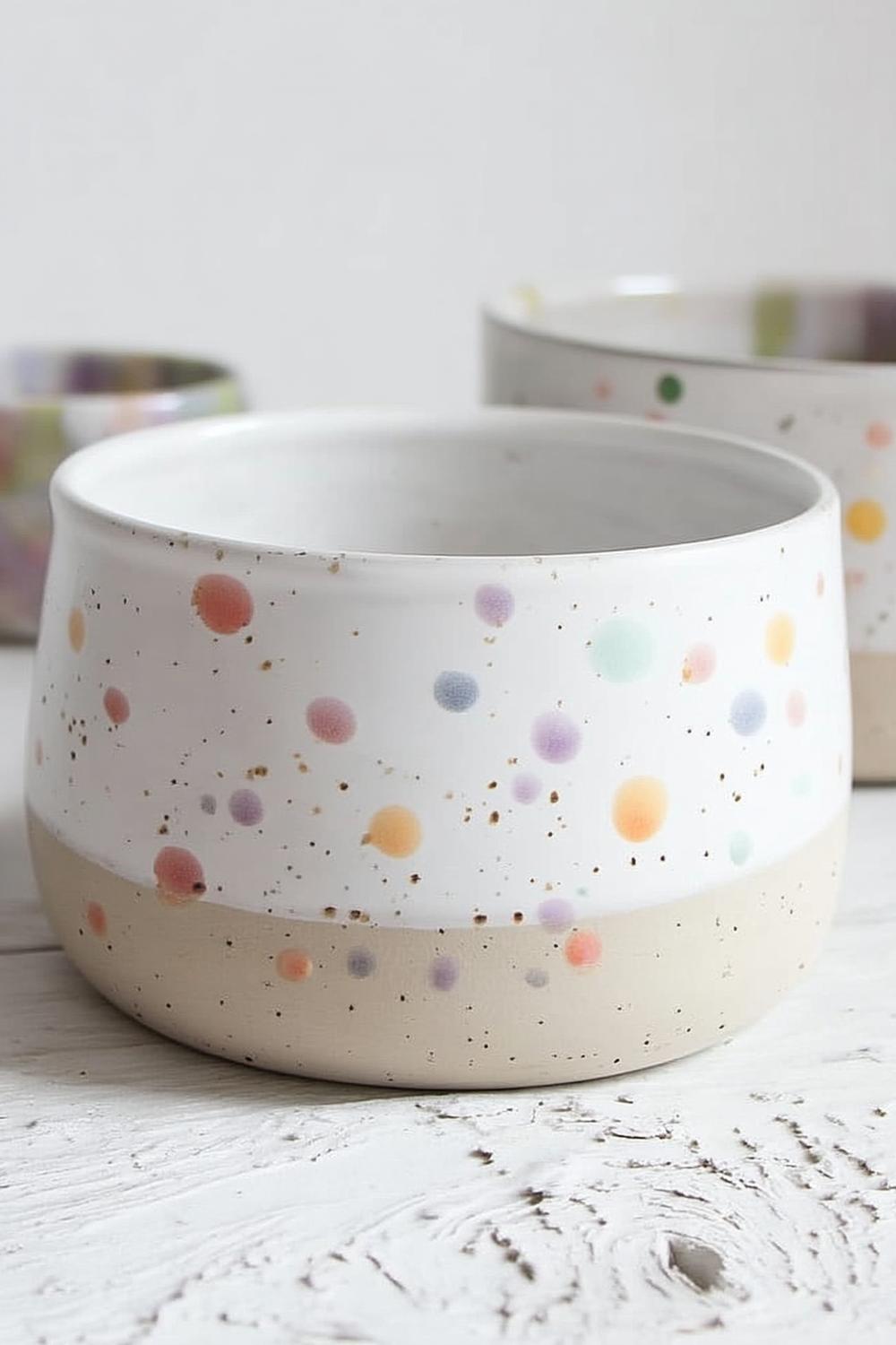 Bunte Punkte für fröhliche Stimmung