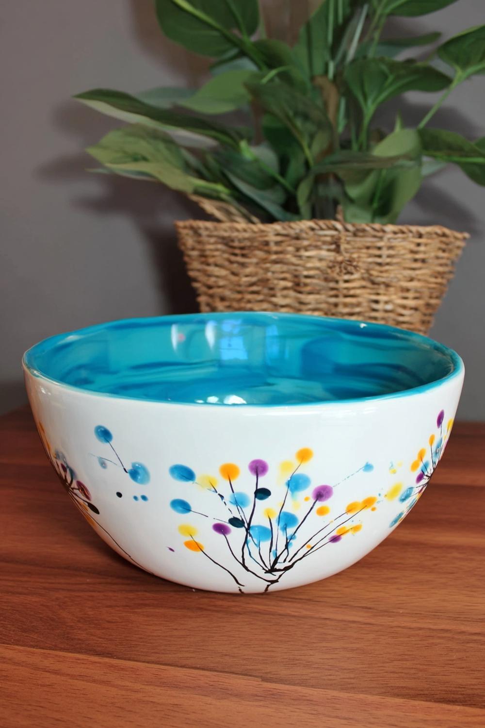 Bunte Pusteblumen-Explosion