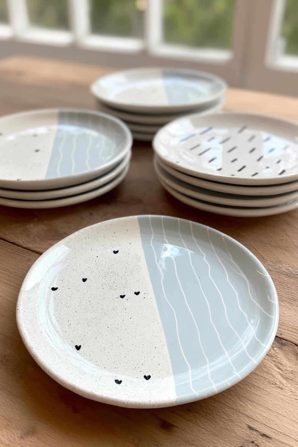 Minimalistische Herzchen und Linien