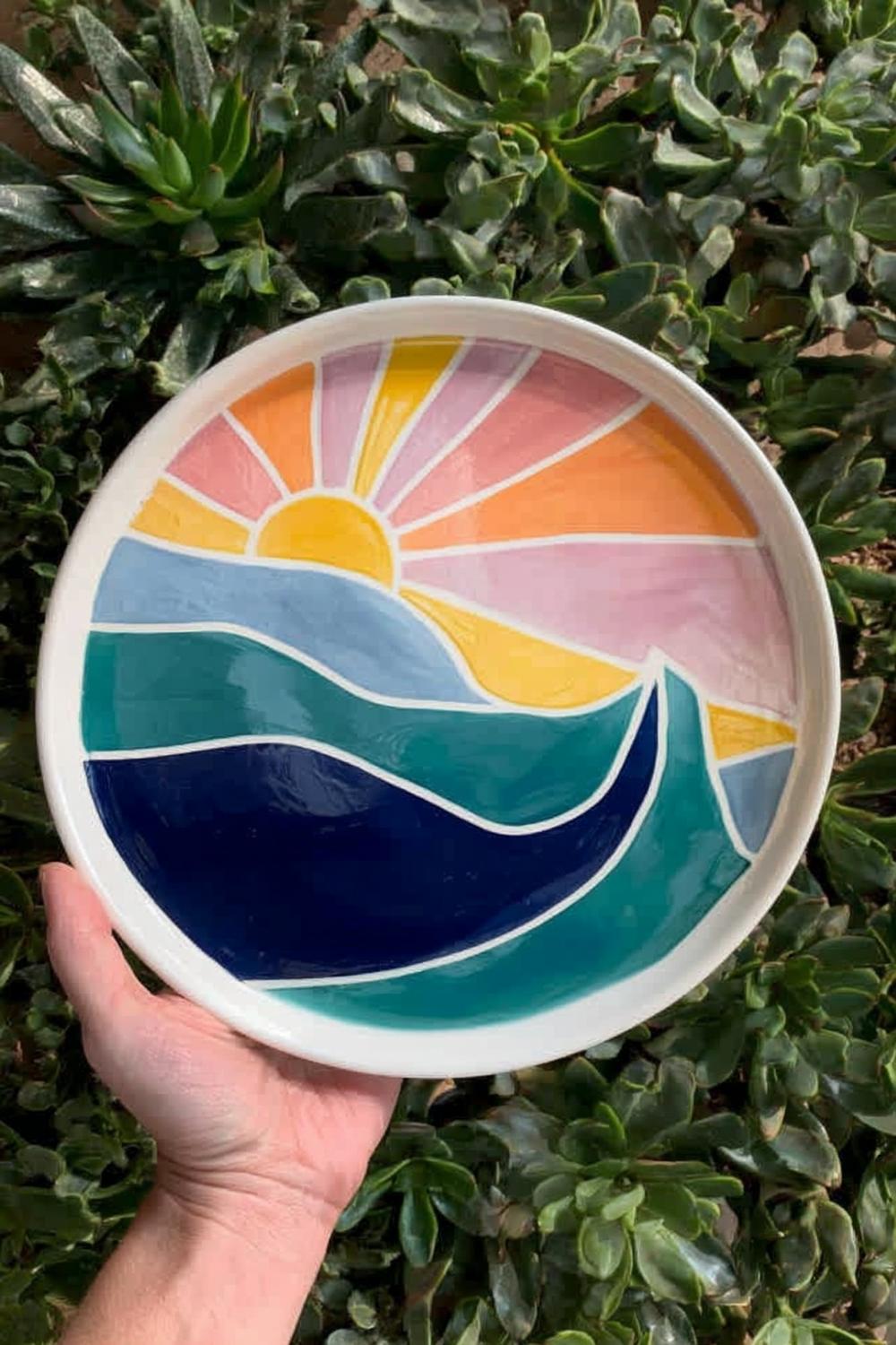 Sonnenuntergang über dem Meer