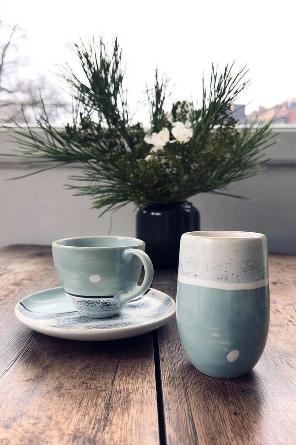 Minimalistische Punkte-Eleganz