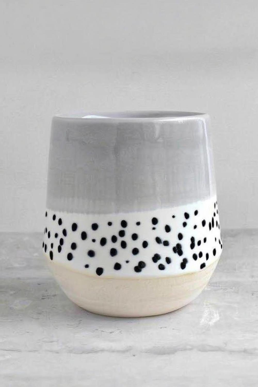 Schwarz-weiße Punktkunst