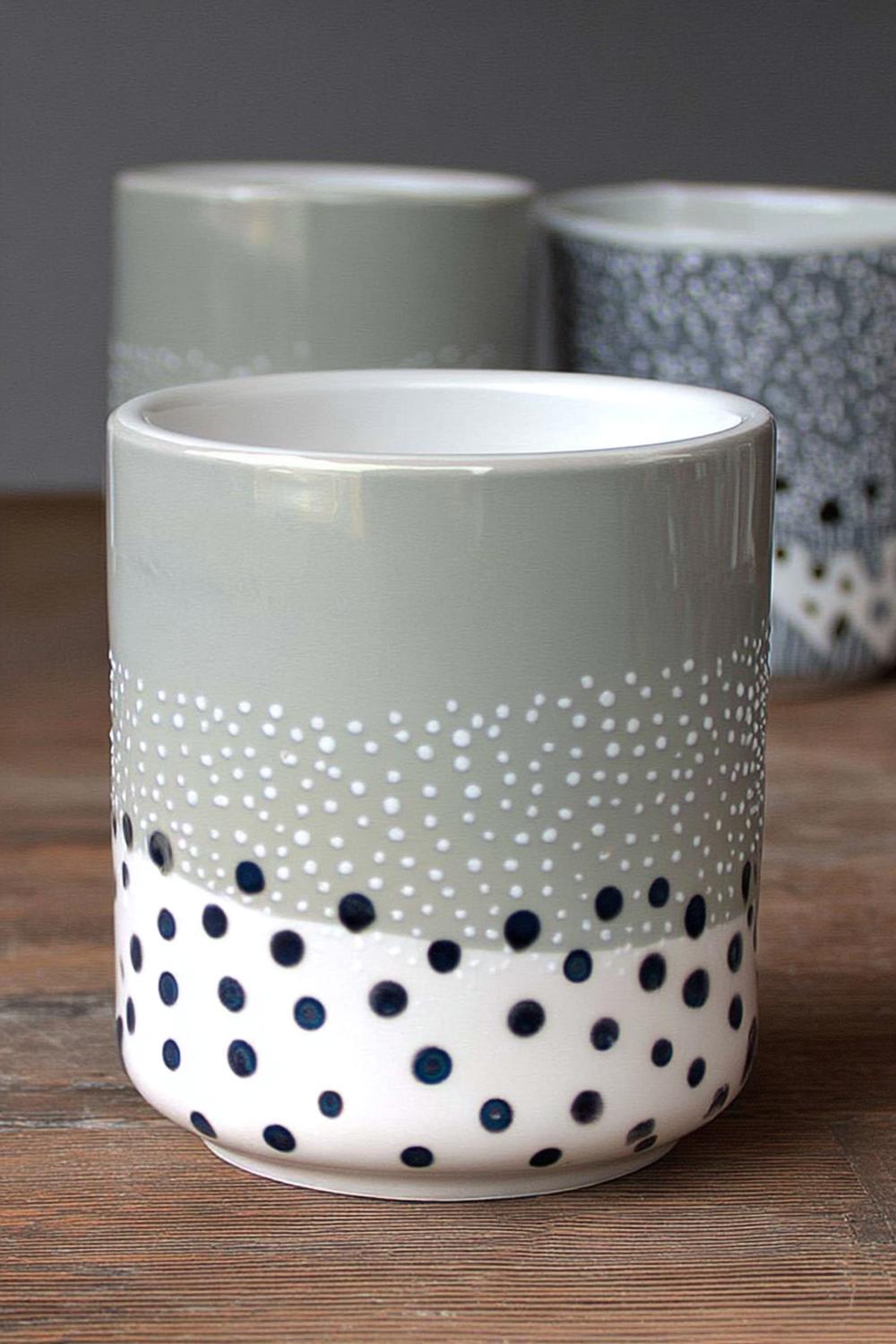 Punktmuster in Grün