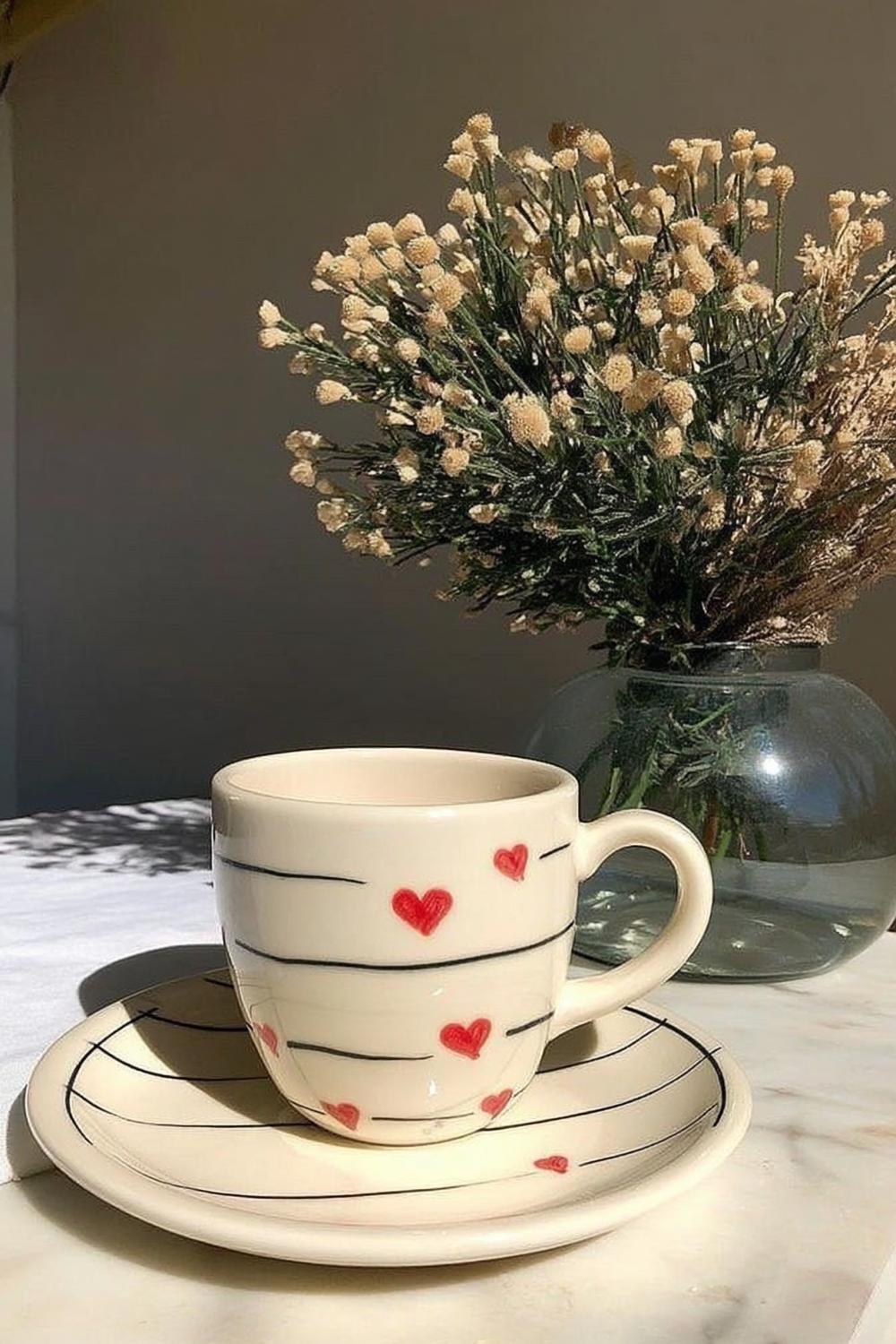 Romantische Herzlinie