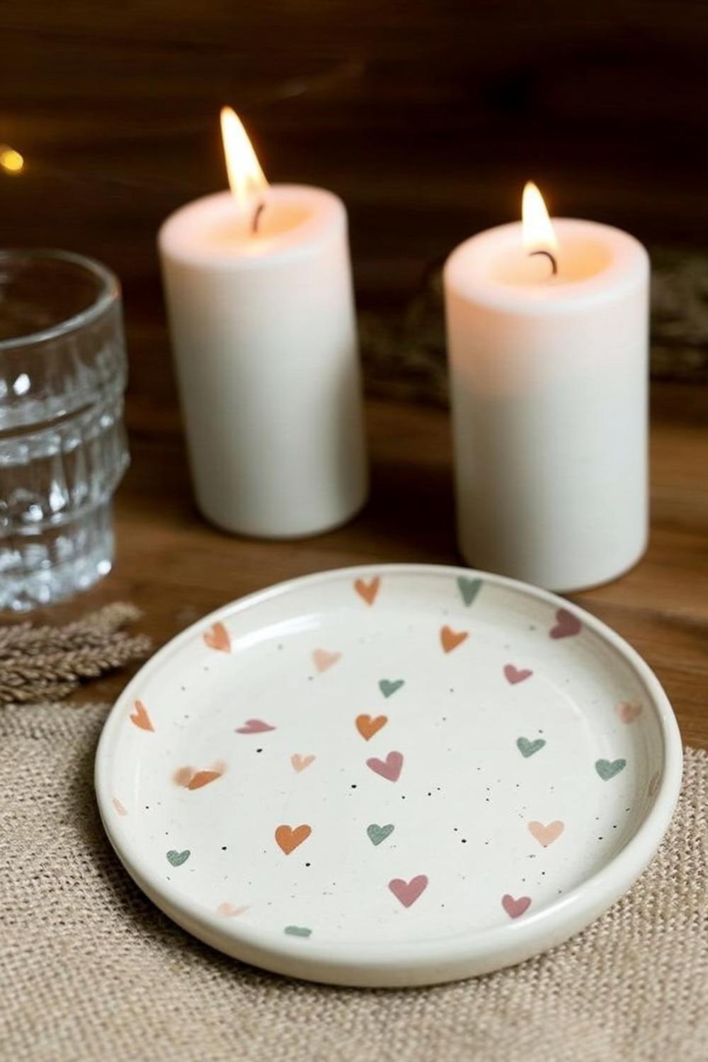 Gemütlicher Kerzenschein