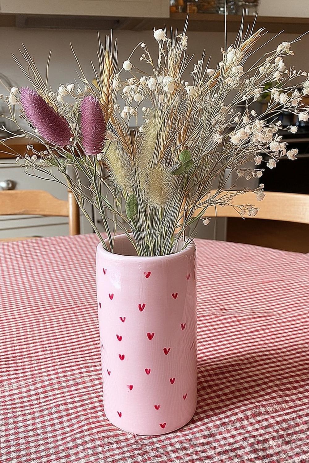 Romantische Herzmuster