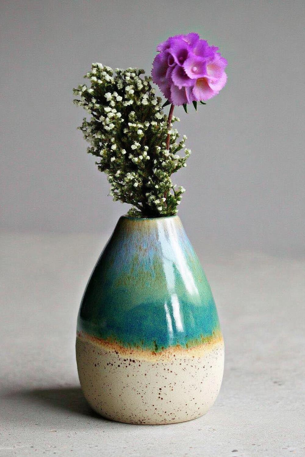 Türkis-Beige Farbverlauf