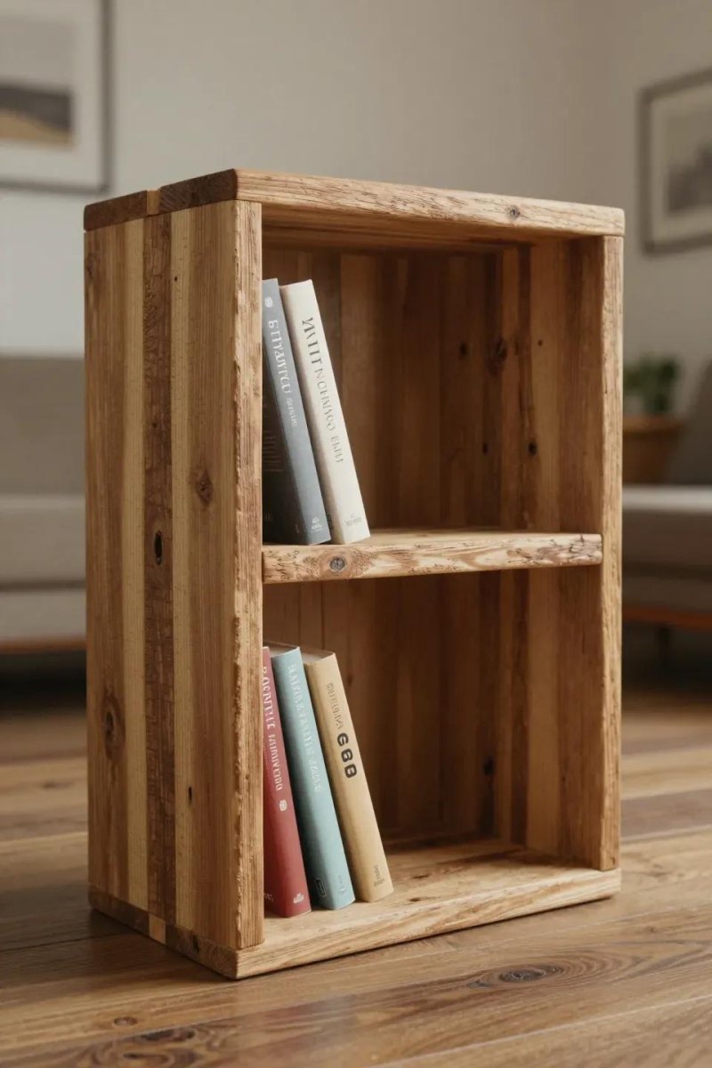 Kleines Bücherregal aus Holz