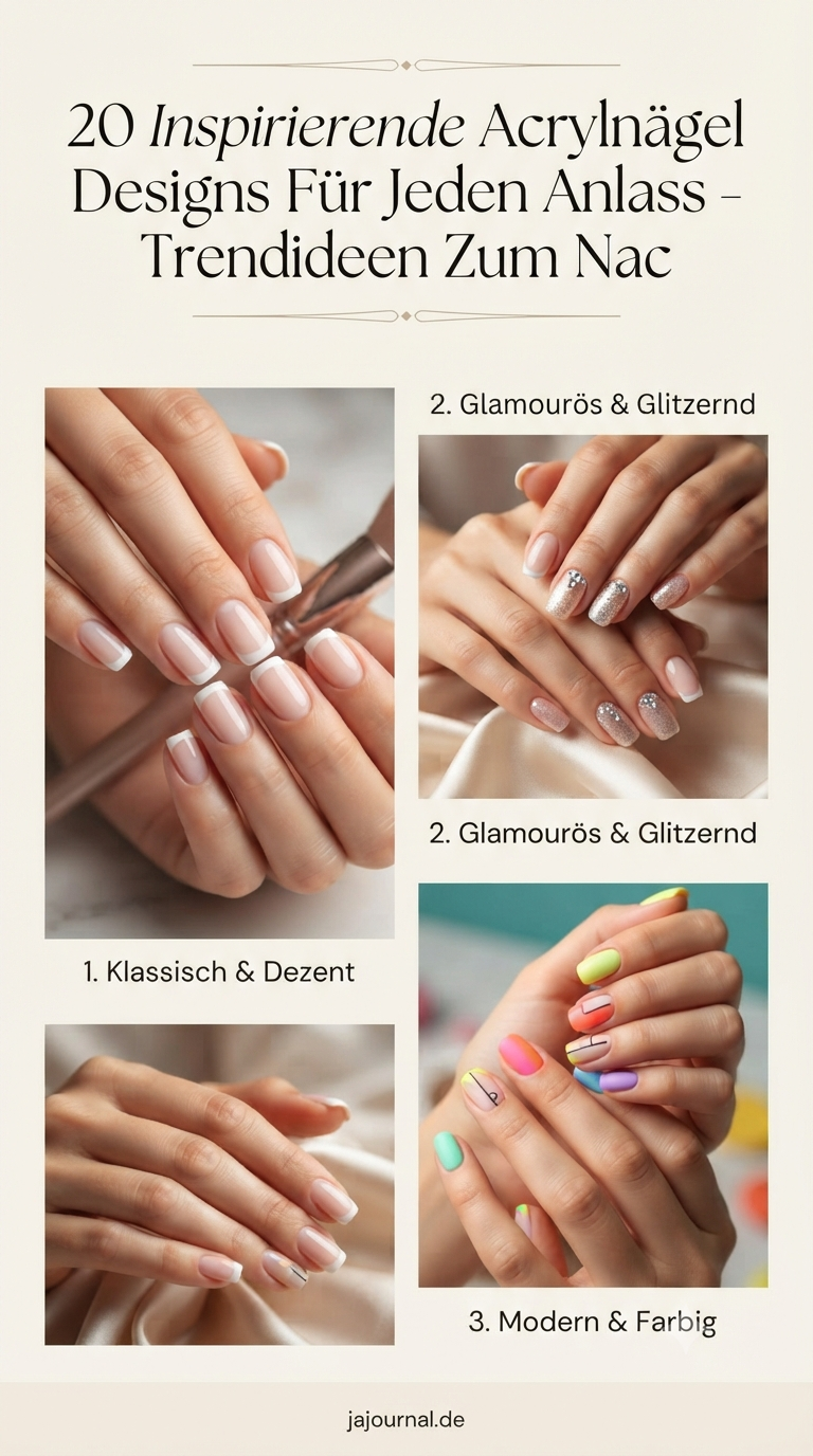 20 Inspirierende Acrylnägel Designs Für Jeden Anlass – Trendideen Zum Nachstylen