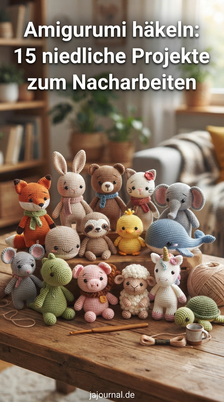 Amigurumi häkeln: 15 niedliche Projekte zum Nacharbeiten