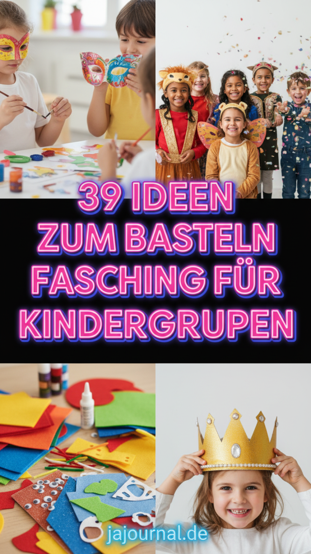 39 Ideen Zum Basteln Fasching Für Kindergruppen