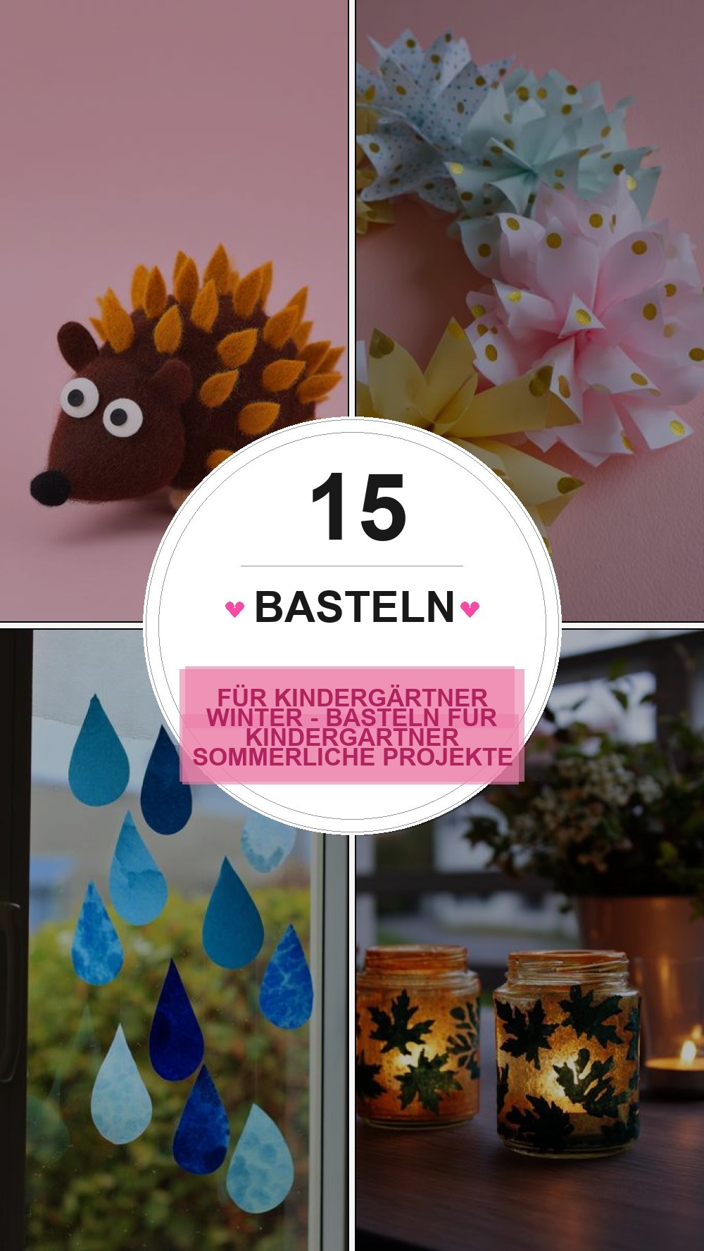 basteln für kindergärtner winter - Basteln Fur Kindergartner Sommerliche Projekte