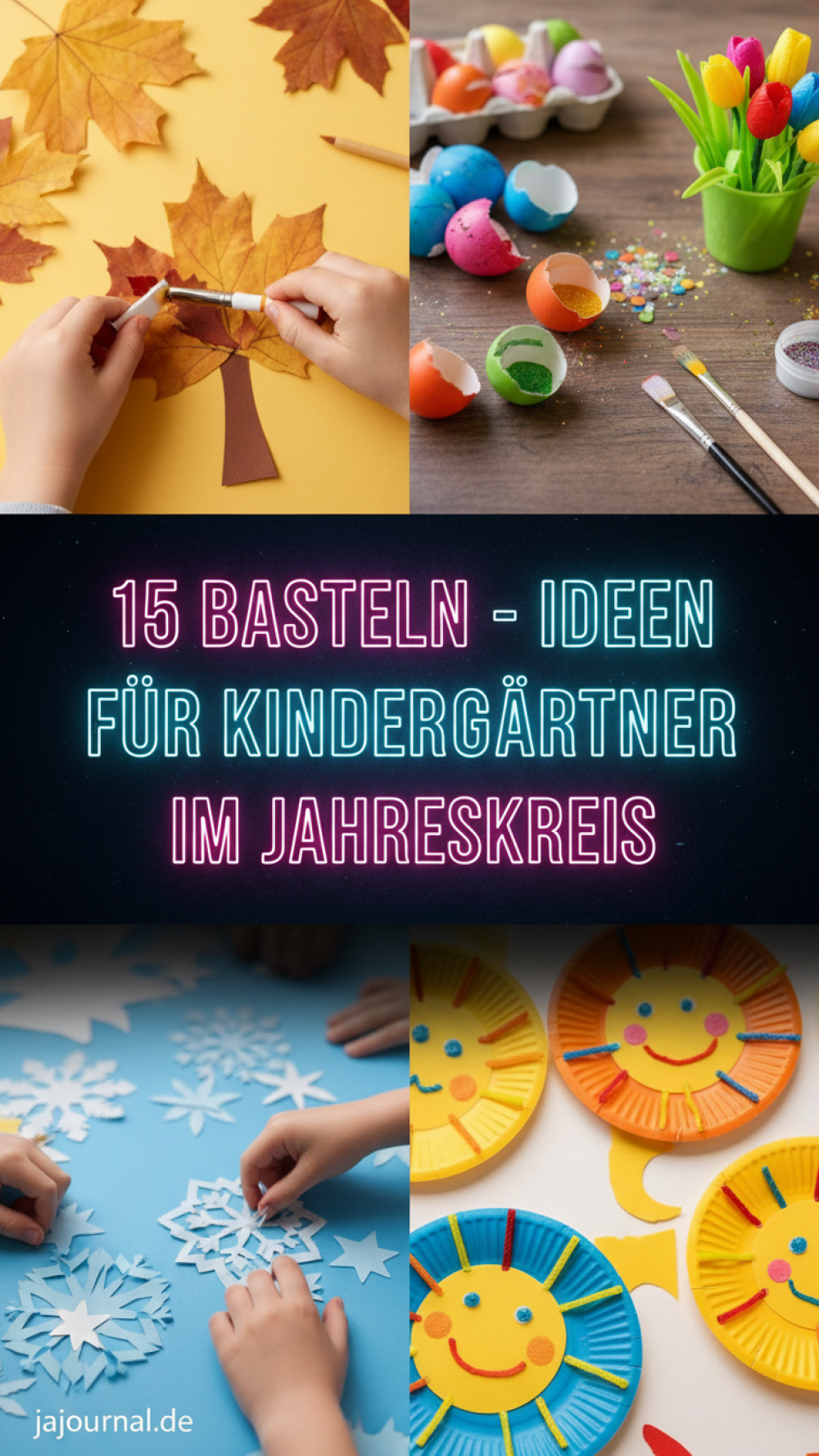 15 Basteln - Ideen Für Kindergärtner Im Jahreskreis