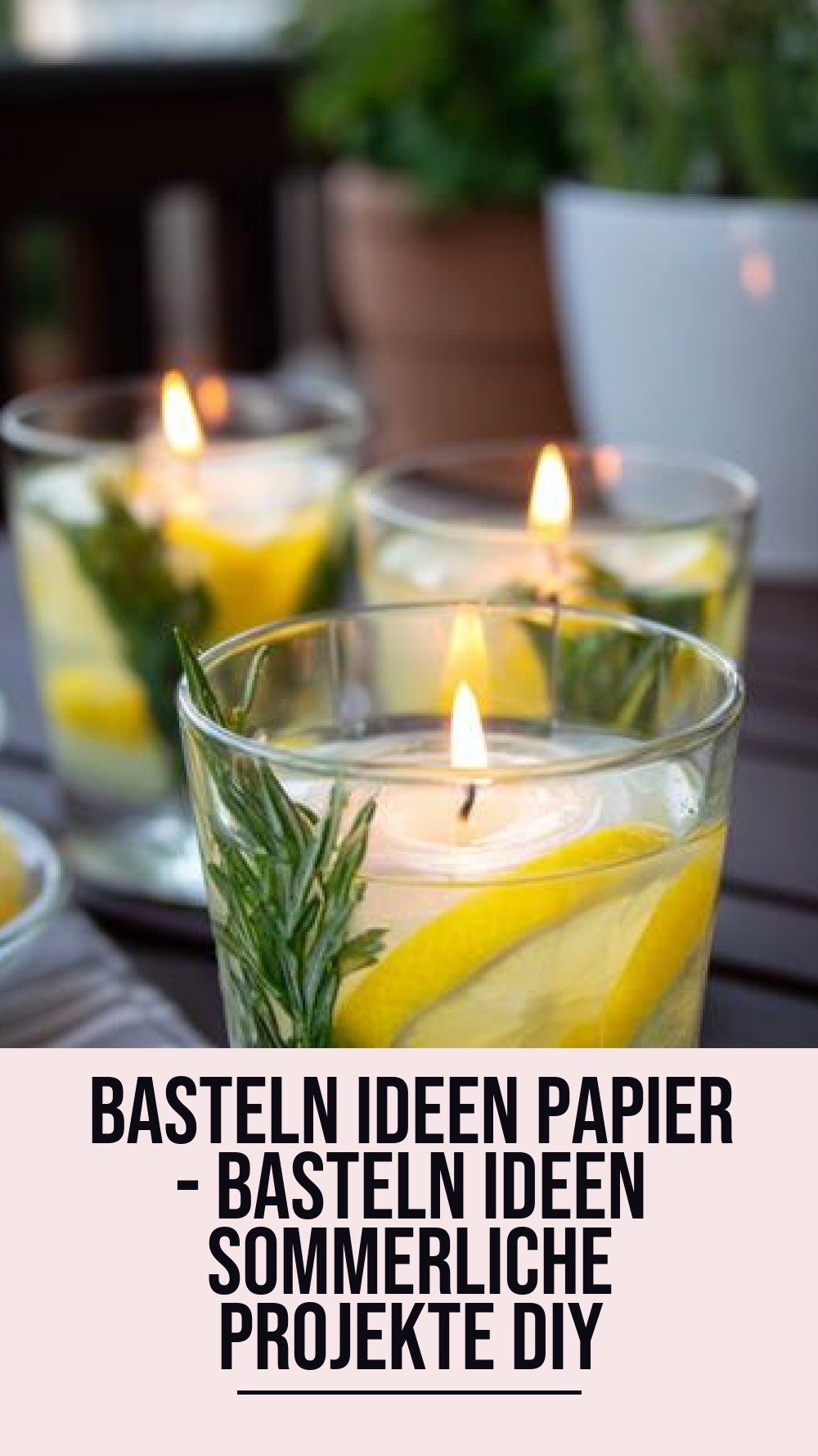 basteln ideen papier - Basteln Ideen Sommerliche Projekte DIY