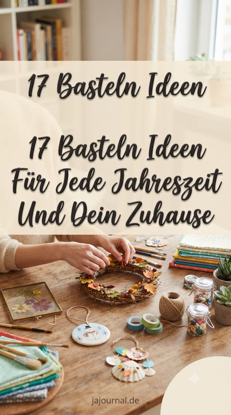 17 Basteln Ideen Für Jede Jahreszeit Und Dein Zuhause