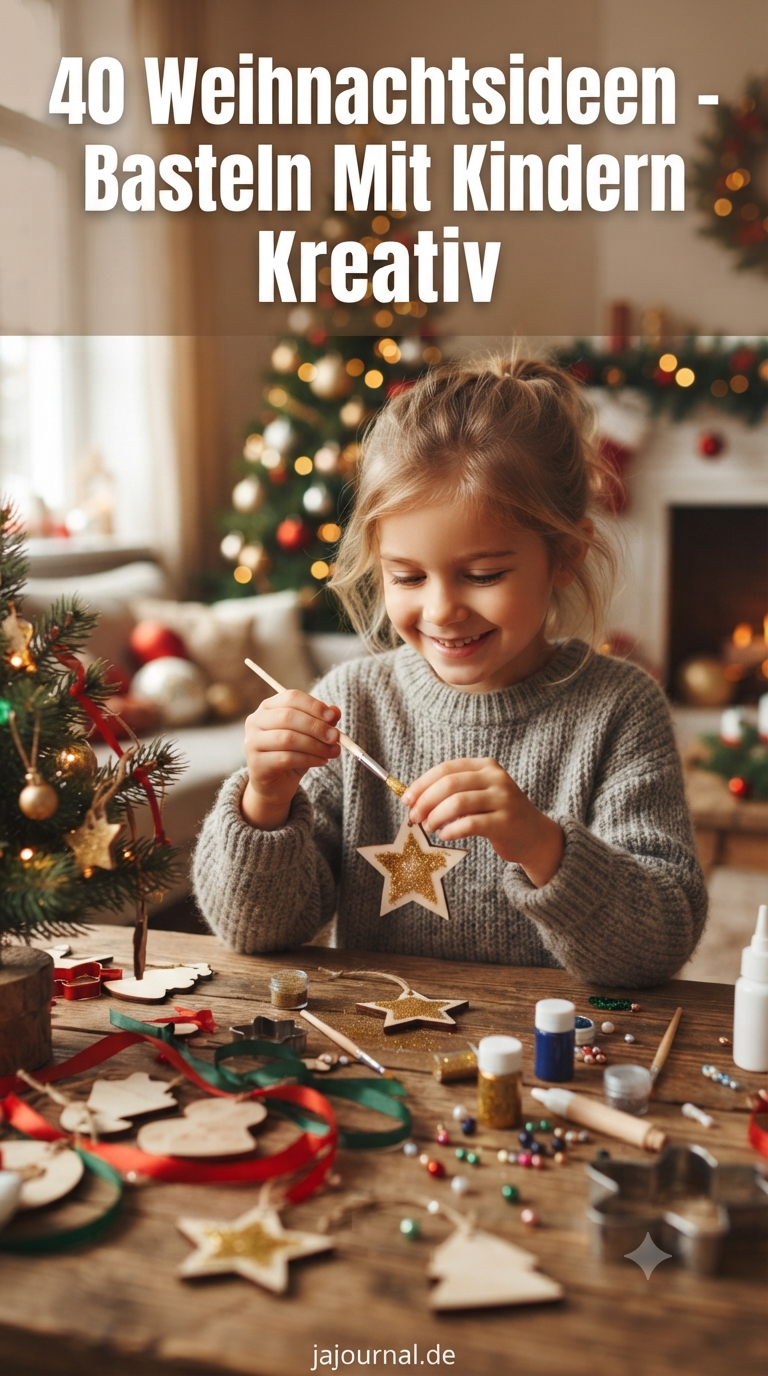 40 Weihnachtsideen - Basteln Mit Kindern Kreativ