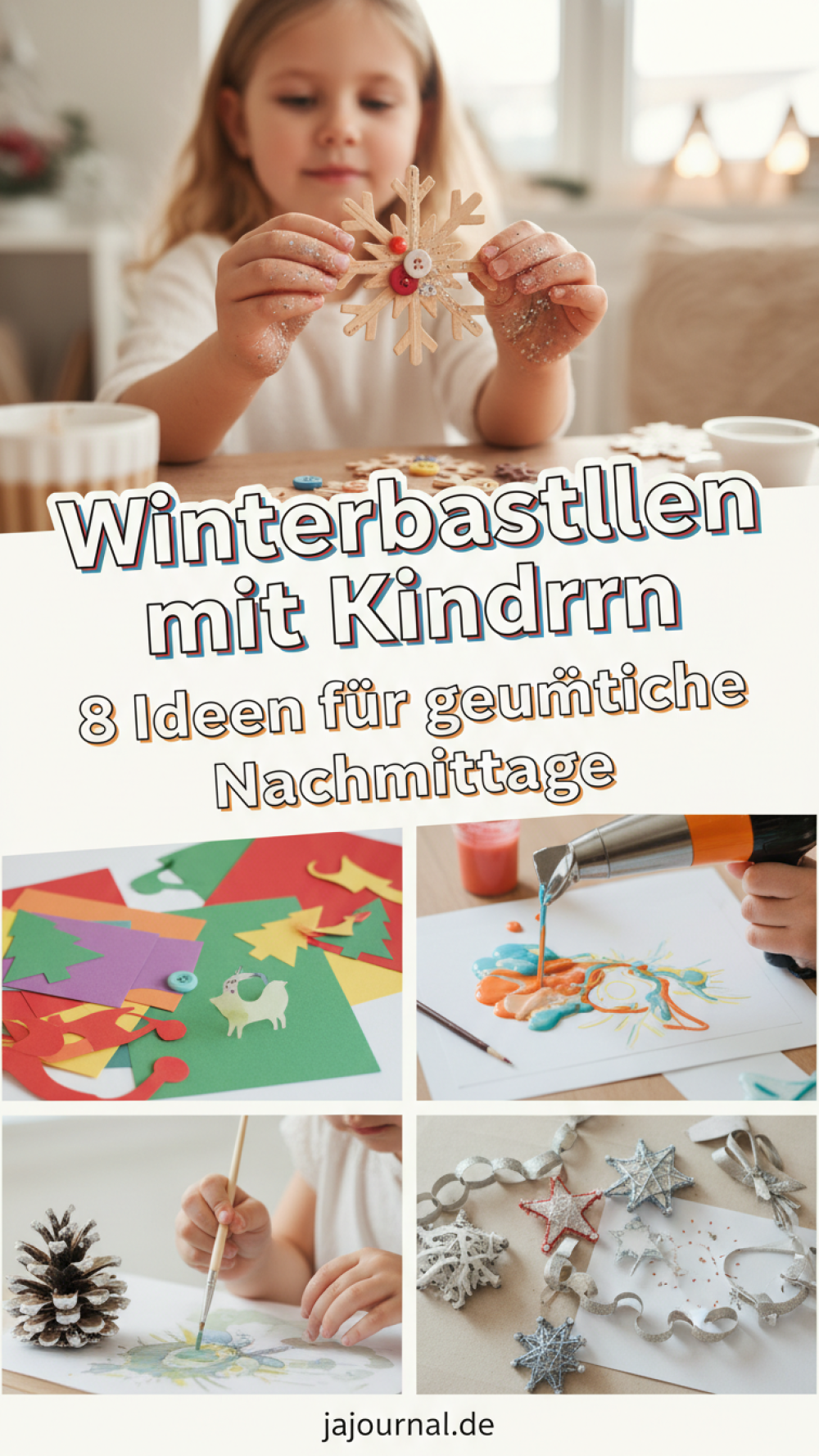 Winterbasteln mit Kindern 8 Ideen für gemütliche Nachmittage
