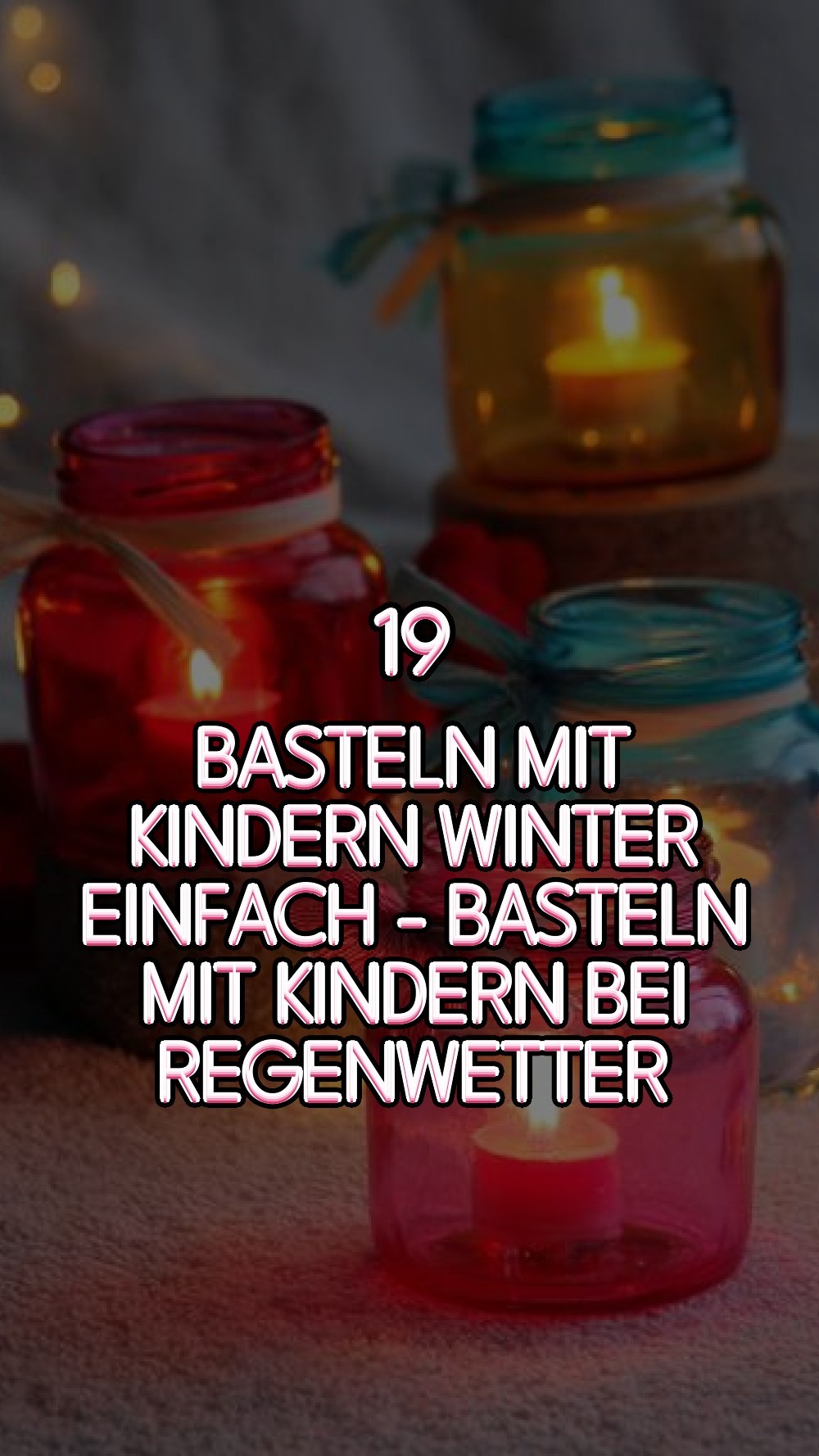 basteln mit kindern winter einfach - Basteln Mit Kindern bei Regenwetter