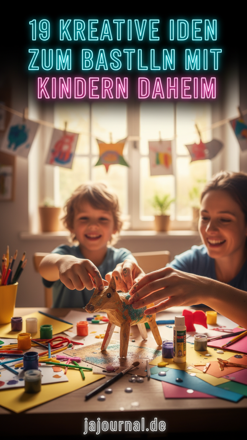 19 Kreative Ideen Zum Basteln Mit Kindern Daheim