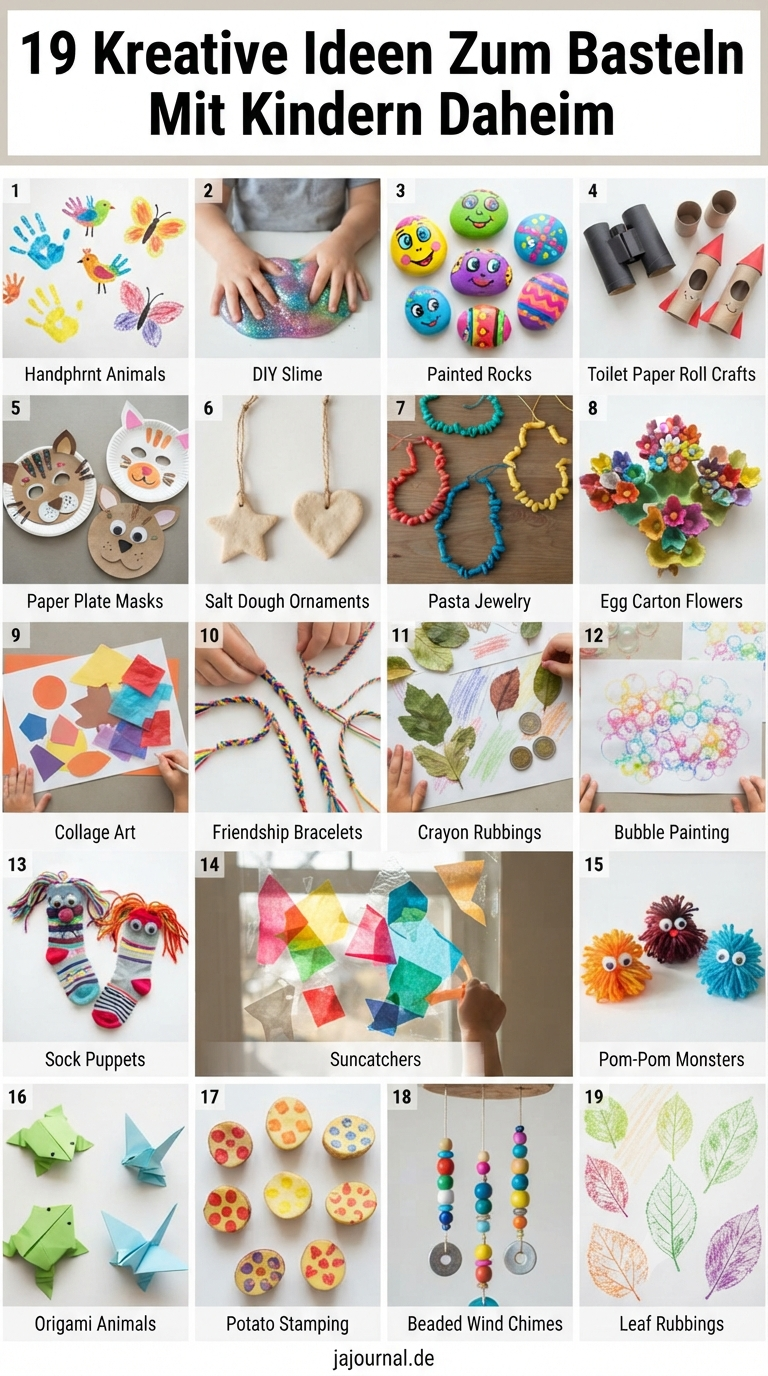 19 Kreative Ideen Zum Basteln Mit Kindern Daheim