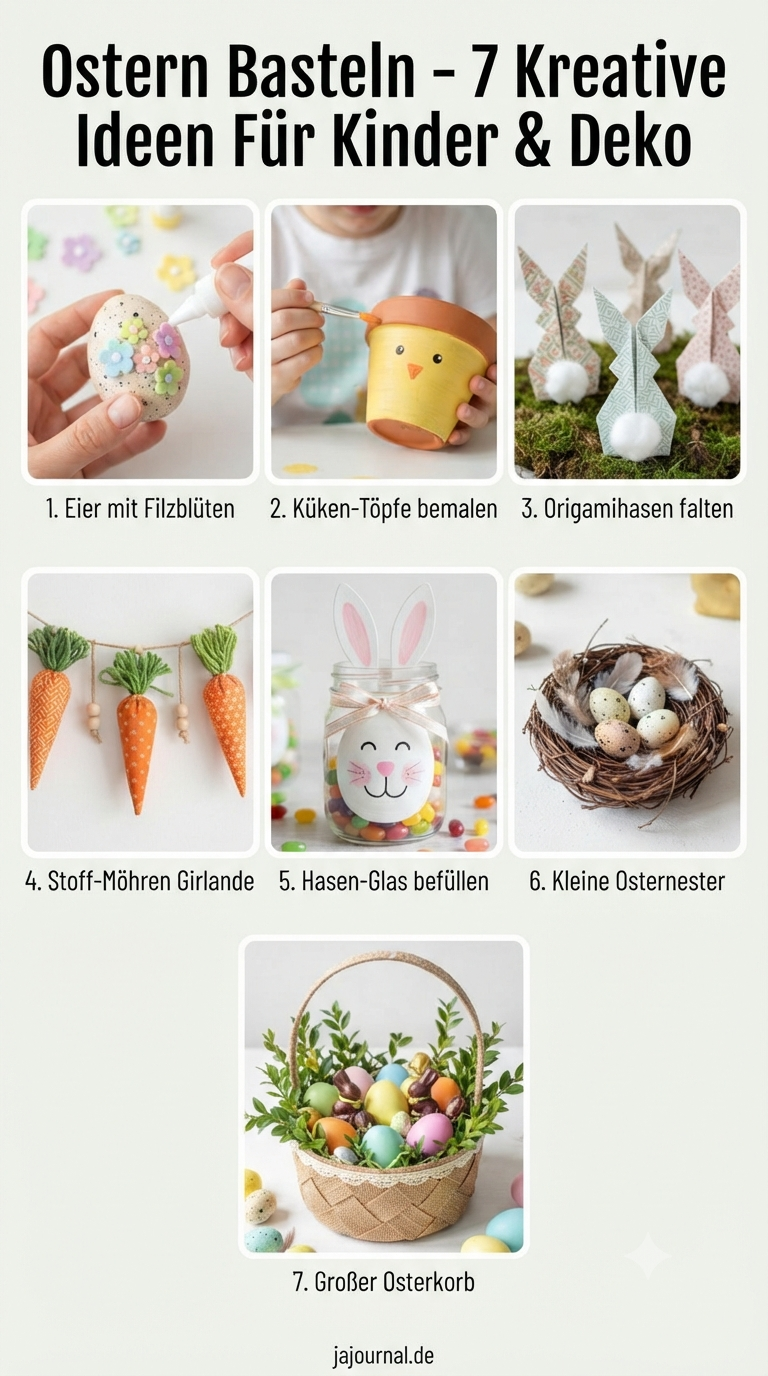 Ostern Basteln - 7 Kreative Ideen Für Kinder & Deko