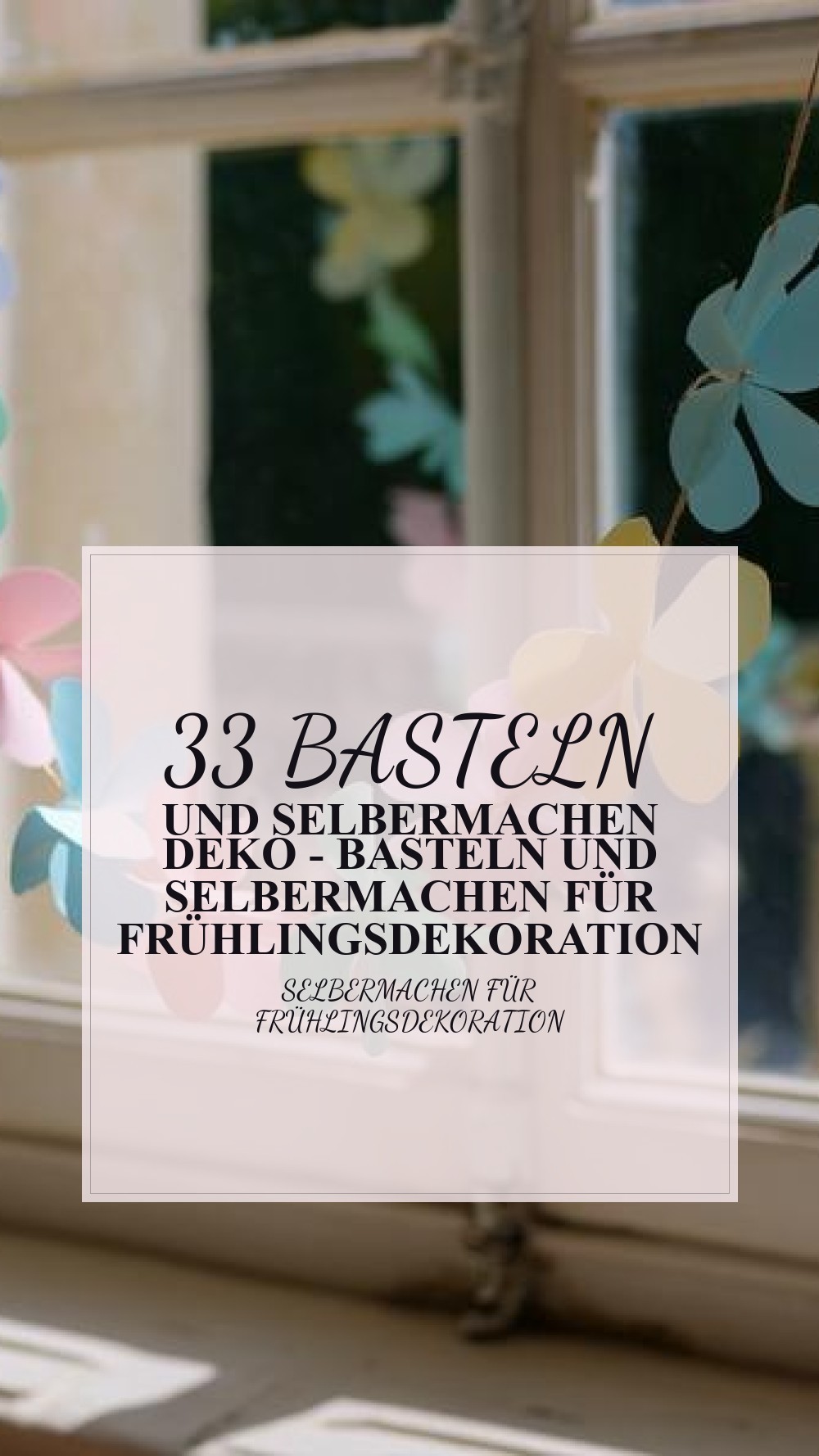 basteln und selbermachen deko - Basteln Und Selbermachen Für Frühlingsdekoration