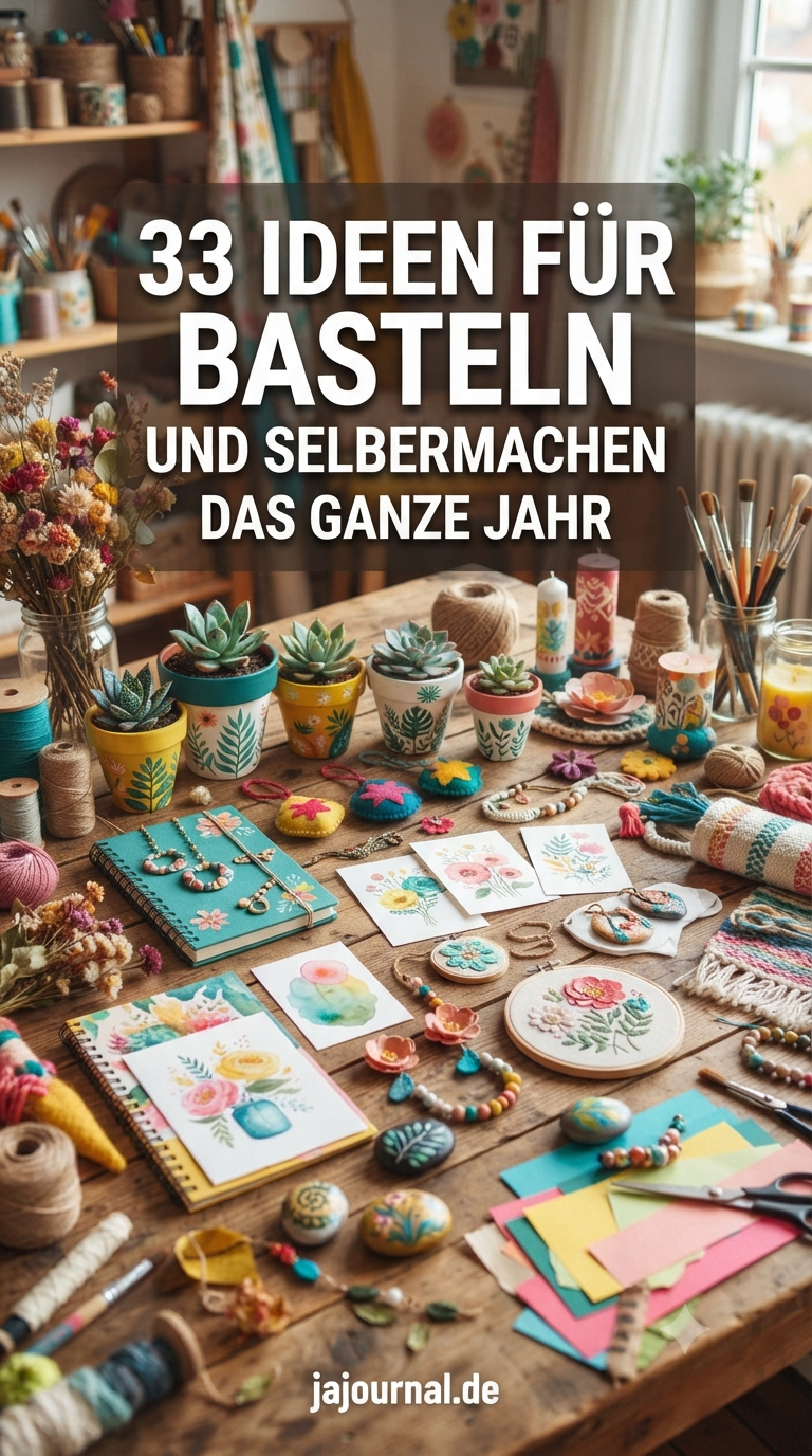 33 Ideen Für Basteln Und Selbermachen Das Ganze Jahr