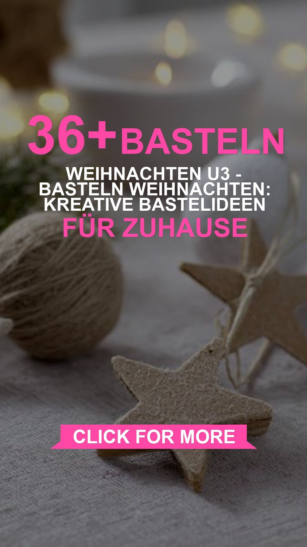 basteln weihnachten u3 - Basteln Weihnachten: Kreative Bastelideen für Zuhause