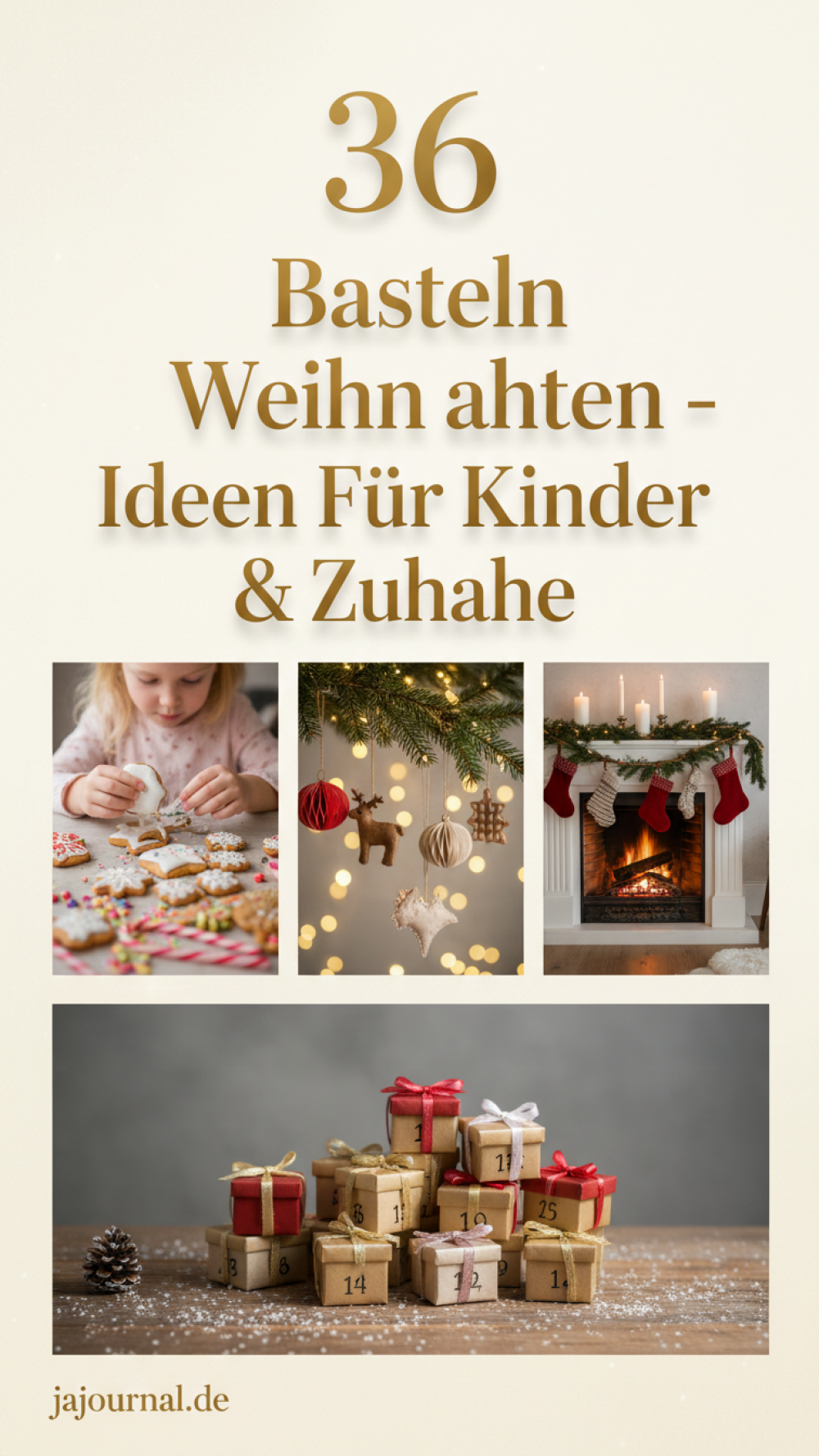 36 Basteln Weihnachten - Ideen Für Kinder & Zuhause