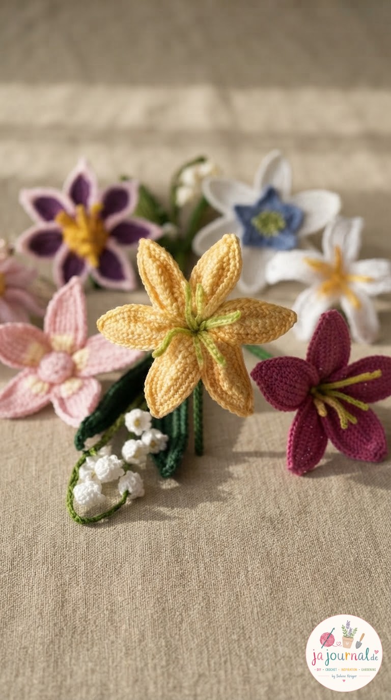 Häkelblumen einfach selbst häkeln