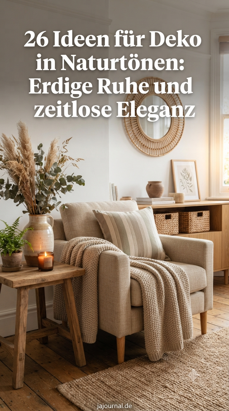 26 Ideen für Deko in Naturtönen: Erdige Ruhe und zeitlose Eleganz
