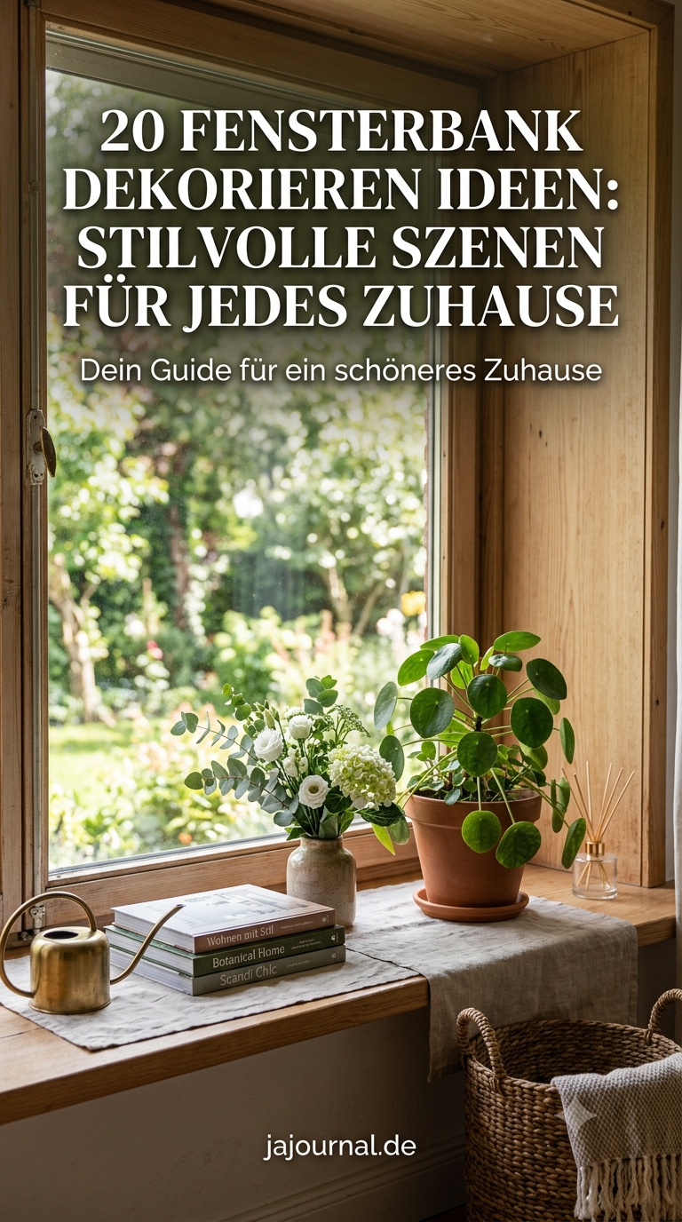 20 Fensterbank dekorieren Ideen: Stilvolle Szenen für jedes Zuhause