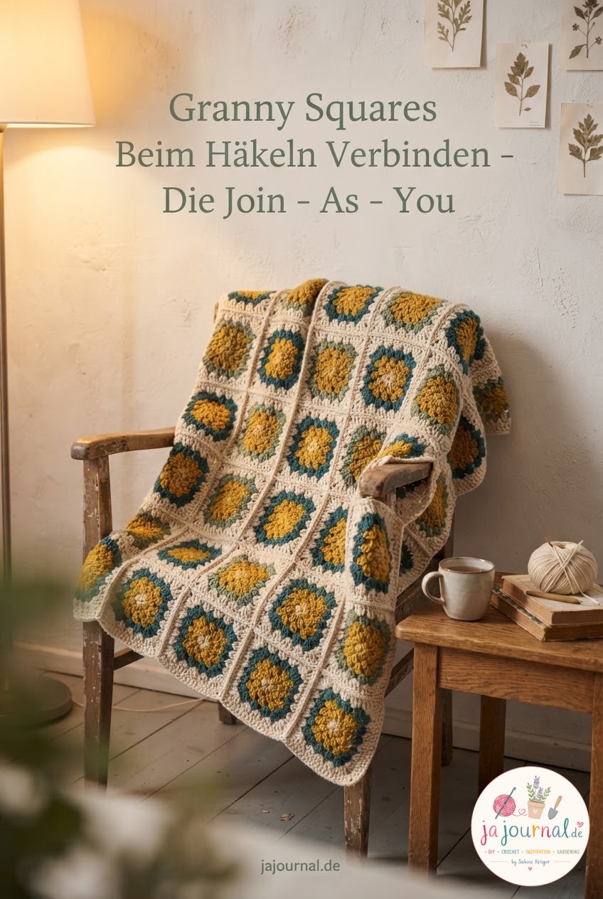 Granny Squares Beim Häkeln Verbinden - Die Join - As - You