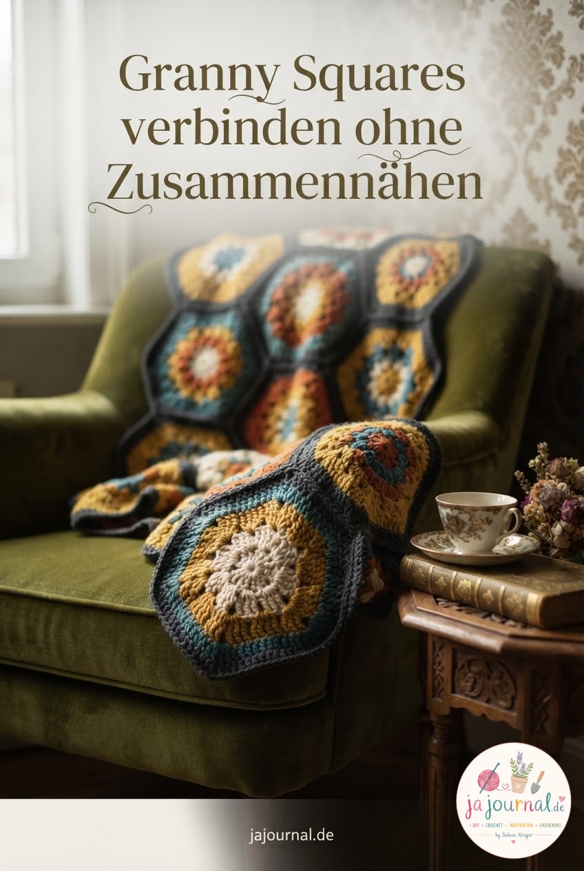 Granny Squares verbinden ohne Zusammennähen