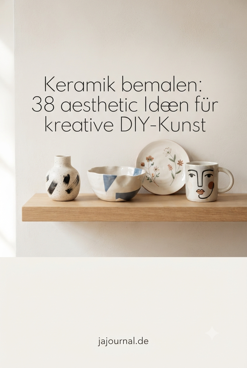 Keramik bemalen: 38 aesthetic Ideen für kreative DIY-Kunst