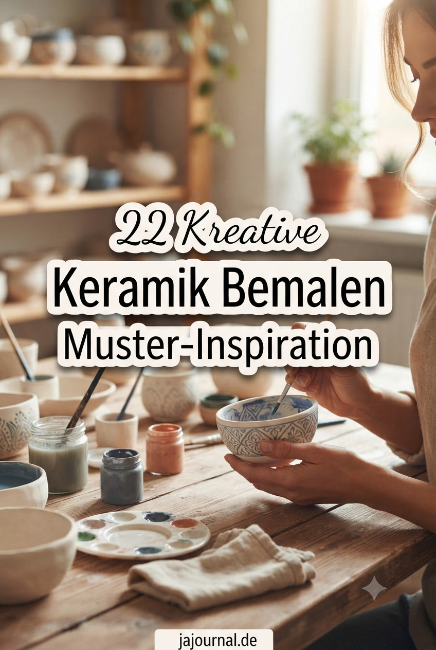 22 Kreative Keramik Bemalen Ideen mit Muster-Inspiration