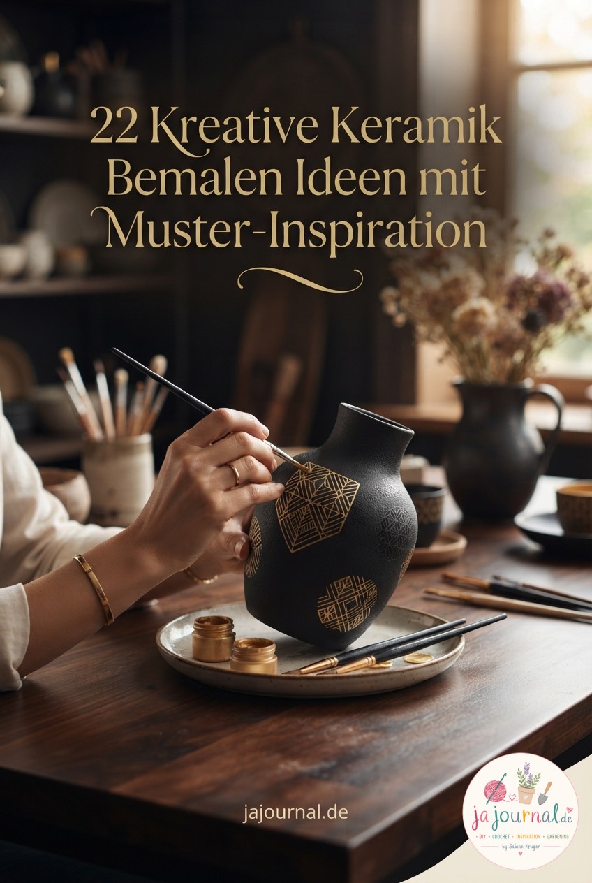 22 Kreative Keramik Bemalen Ideen mit Muster-Inspiration